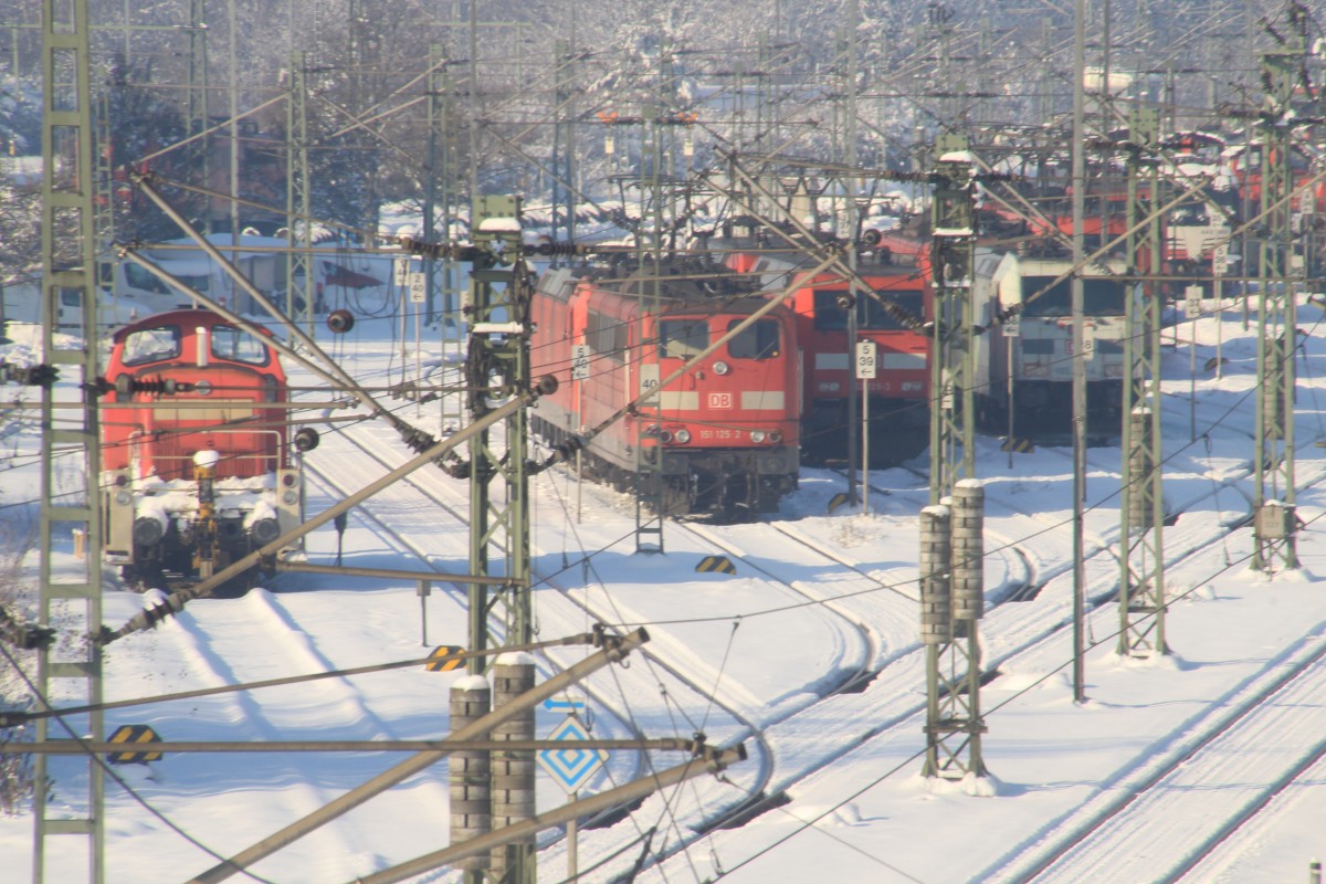 Loks im Rangierbf München 1.Jänner 2015 