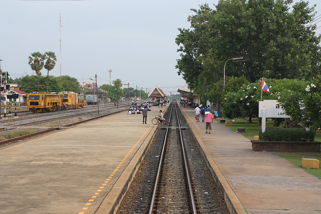 Lop Buri Station, Blickrichtung Bangkok, am 15.Mai 2018.