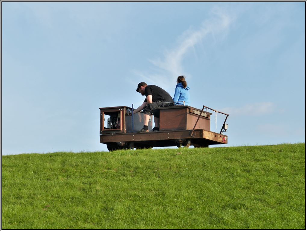 Lorenbahn Dagebüll nach Oland und Langeness. (20.05.2019)