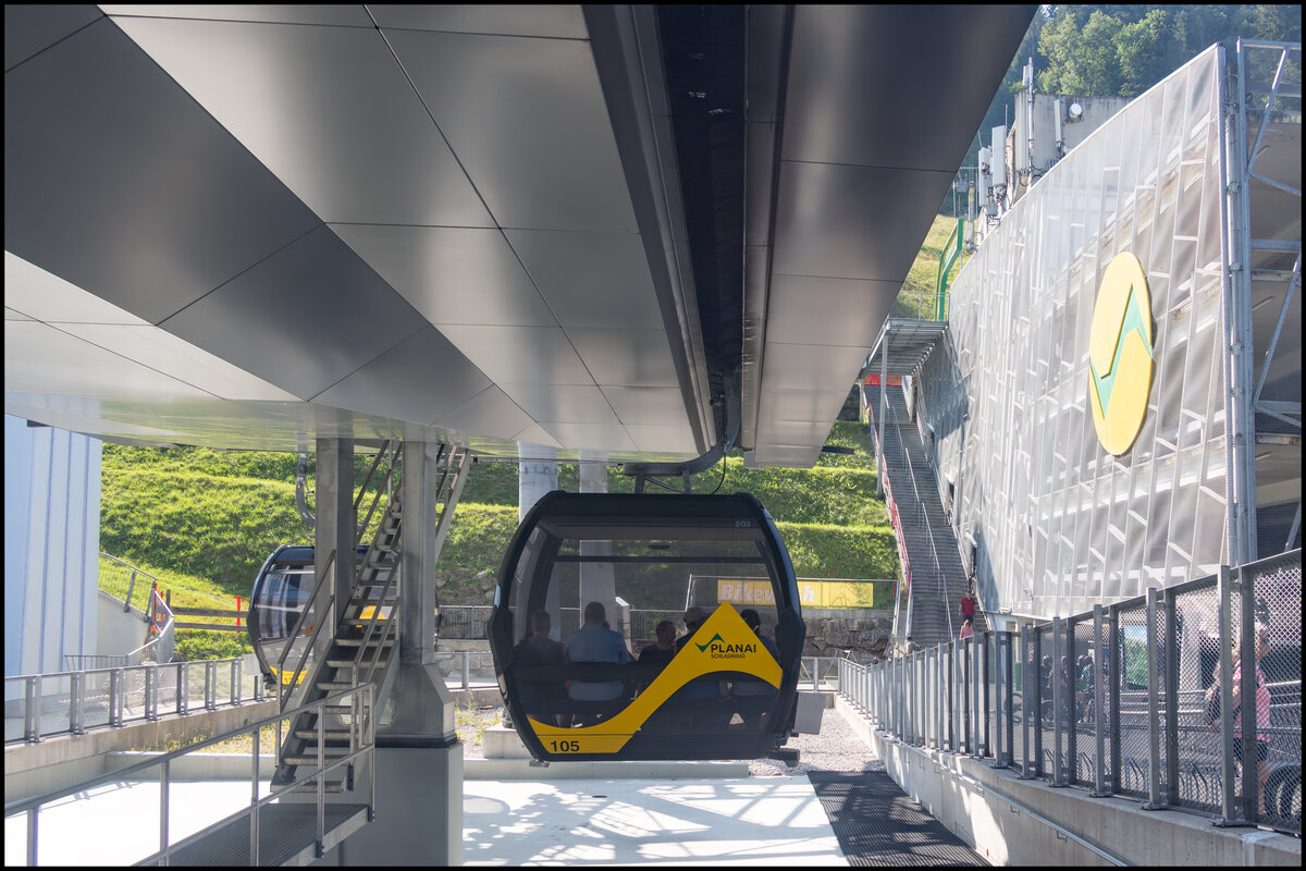 Los geht´s auf die Planai mit der Seilbahn . 29.07.2026