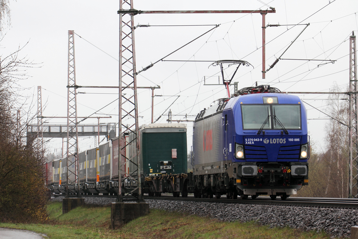 Lotos 193 005 in Dedensen-Gümmer 5.4.2022