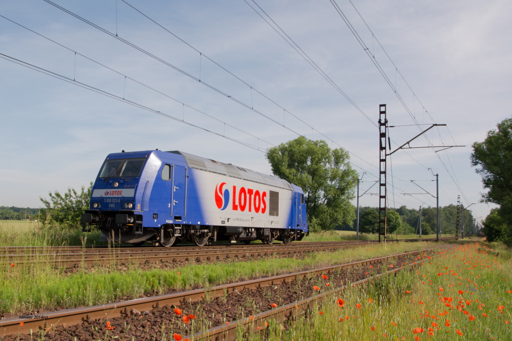 Lotos BR 285 128 am 11.06.2014 bei Tychy(Tichau).