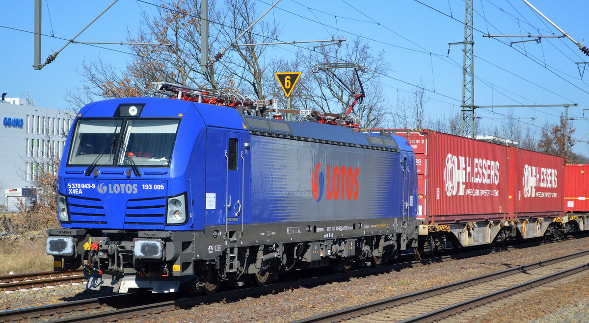 Lotos Kolej Sp. z o.o., Gdańsk [PL] mit der neuen Vectron (seit 01/22