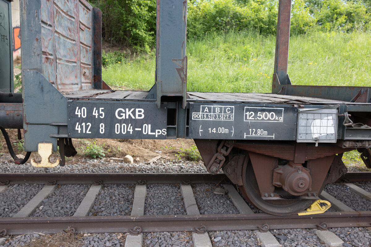 LPS , ein Quasi Eigenbau der GKB Ende der 90iger , diente zum Holztransport innerhalb des einstigen GKB Netzes. 16.05.2025  