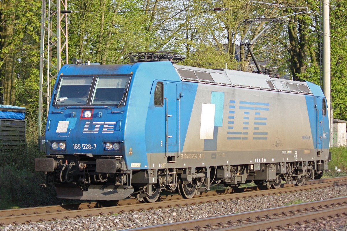 LTE 185 528  Hermine  am 22.4.13 als Tfzf in Ratingen-Lintorf.