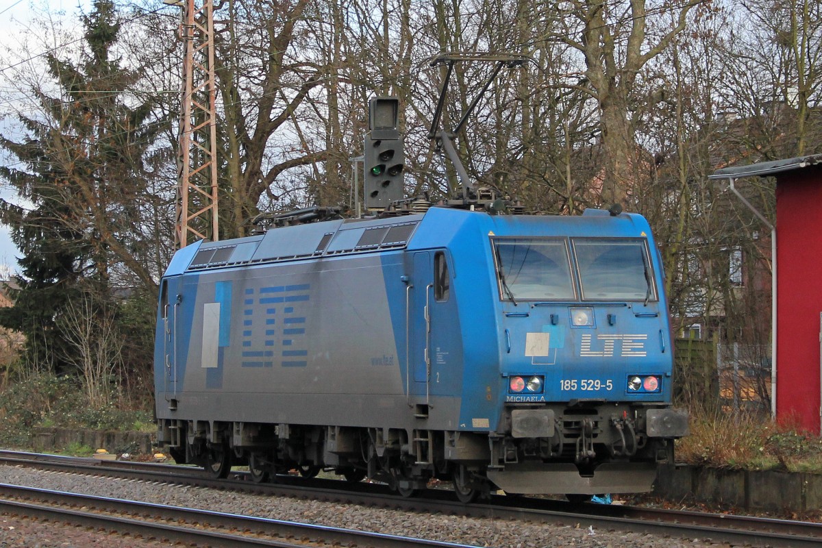 LTE 185 529  Michaela  am 16.1.14 als Lz in Ratingen-Lintorf.