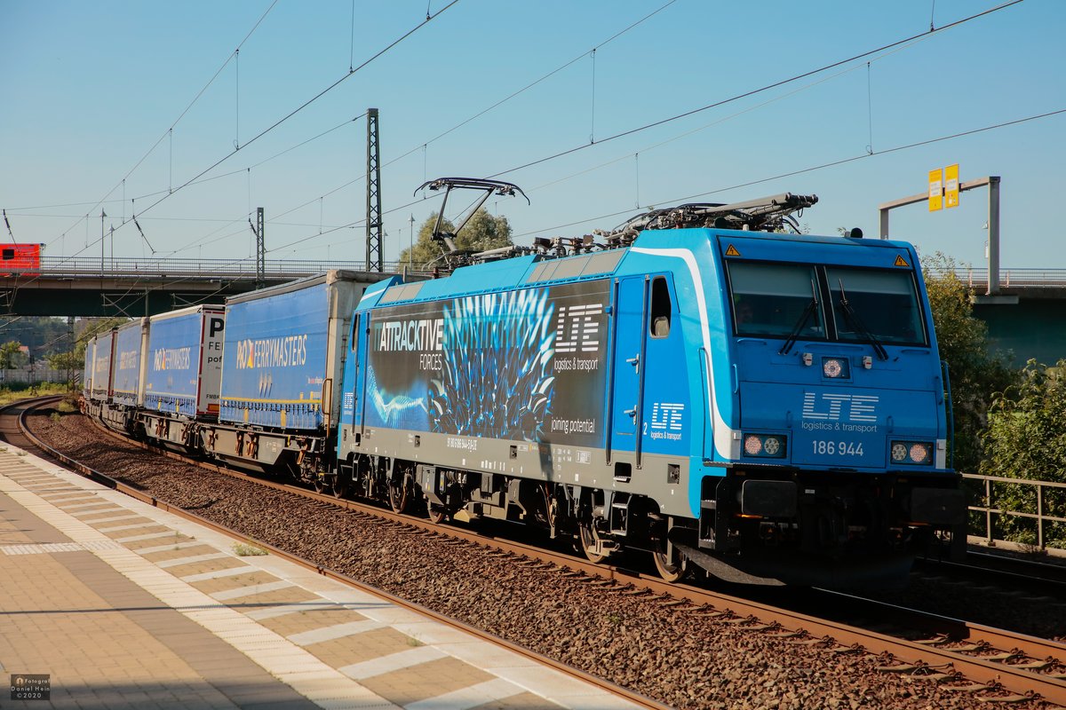 LTE 186 944 in Porta Westfalica, September 2020.