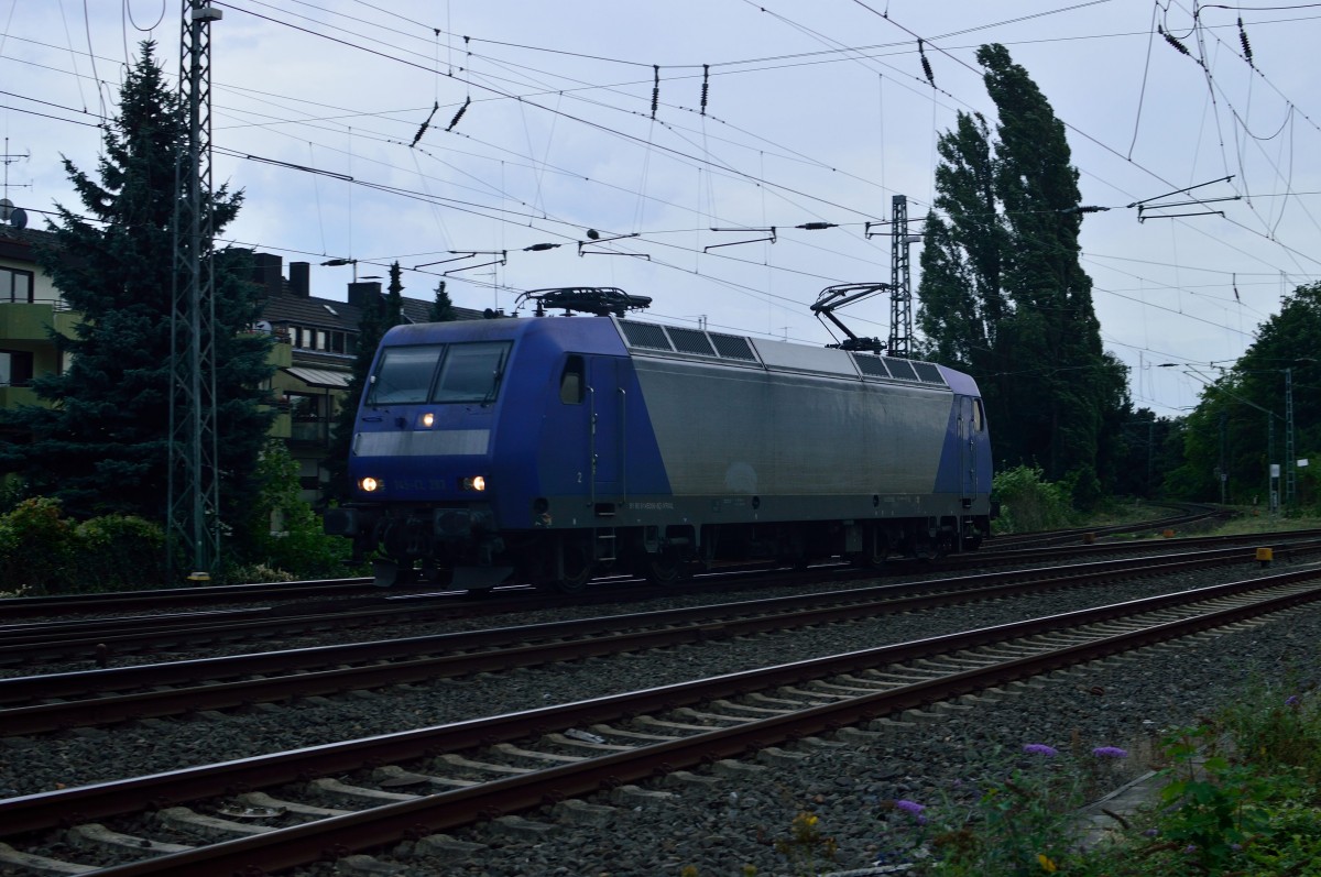 LZ aus Aachen kommend ist hier die Crossrail 145-CL 203/145 099-8 zu sehen, als sie durch Rheydt in Richtung Mönchengladbach fährt. 31.8.2015