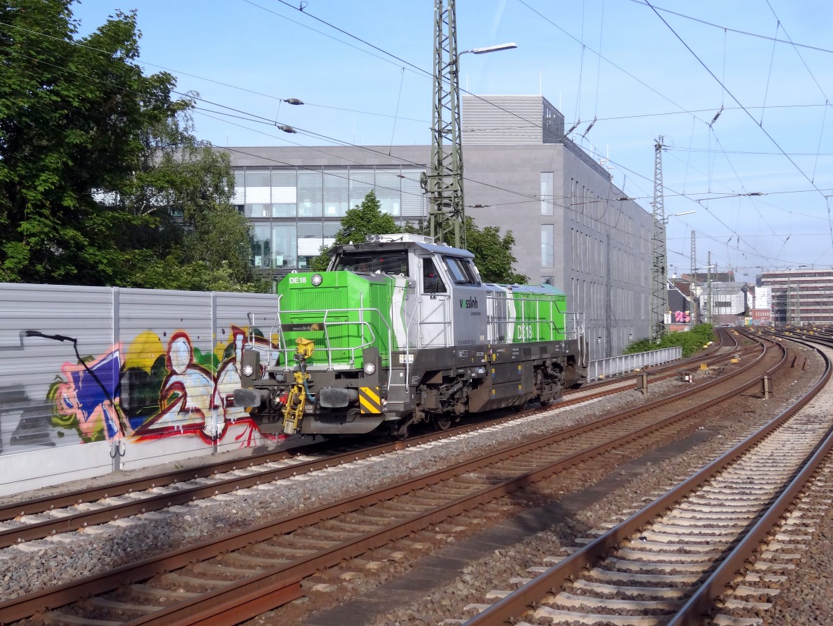 Lz-Fahrt von 9280 4 185 001-9 D-VL von Vossloh (Hannover Hbf, 22.05.2015)
