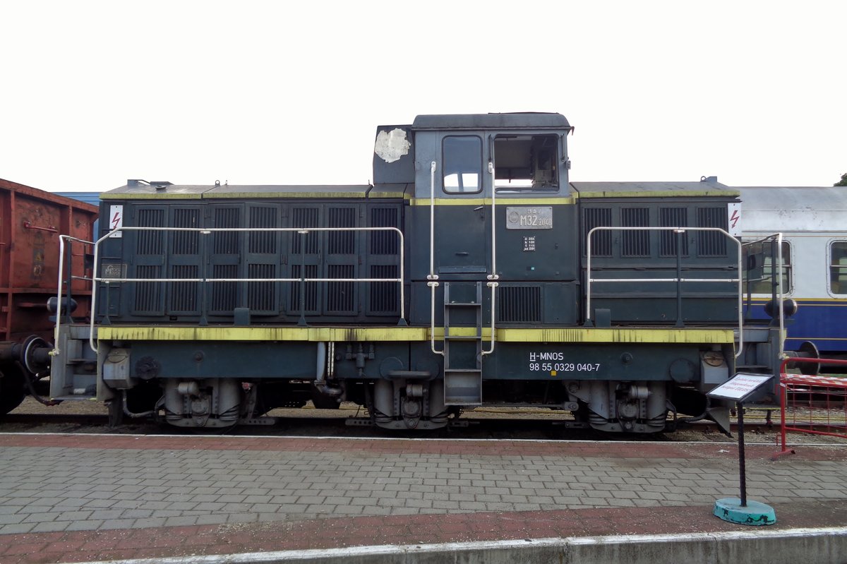 M32-2040 steht am 12 Mai 2018 ins Budapester Eisenbahnmuseum.