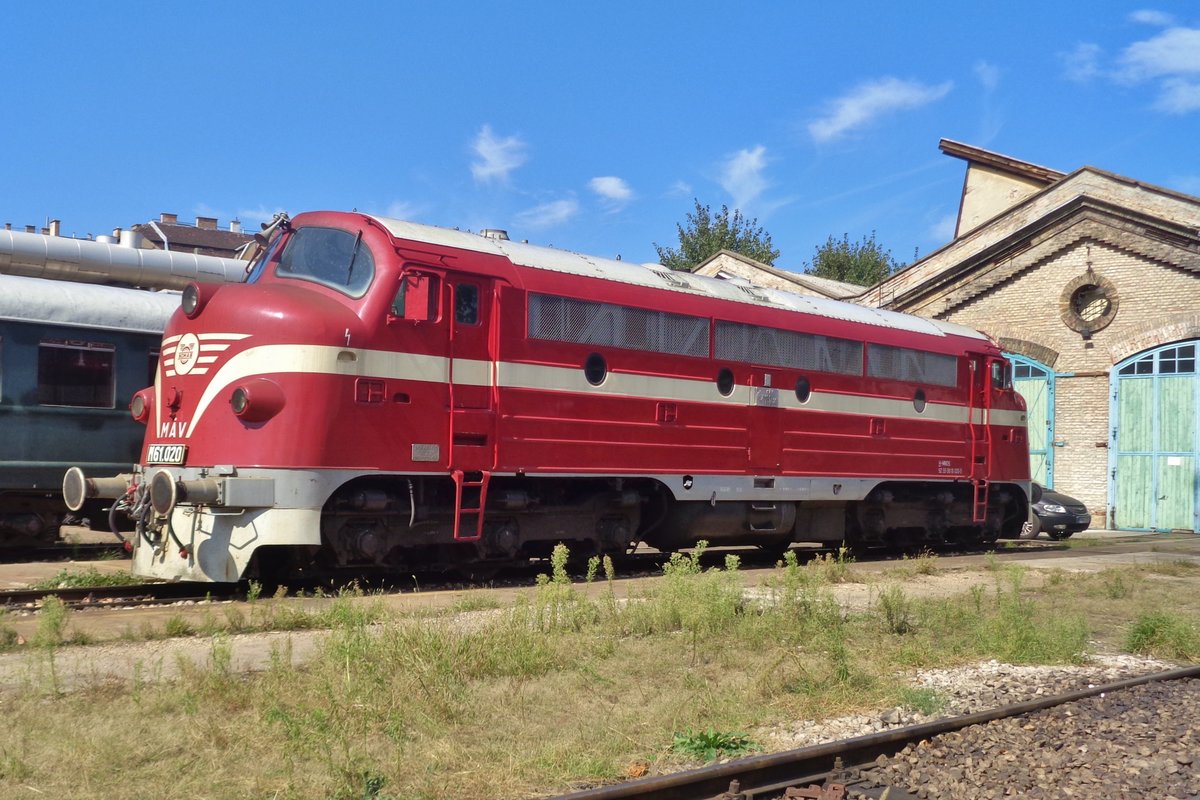 M61-020 steht am 9 September 2018 ins Budapester Eisenbahnmuseum.