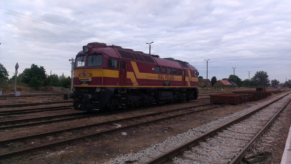 M62M-004 in Bahnhof Miedzyrzecz, 7.07.2019