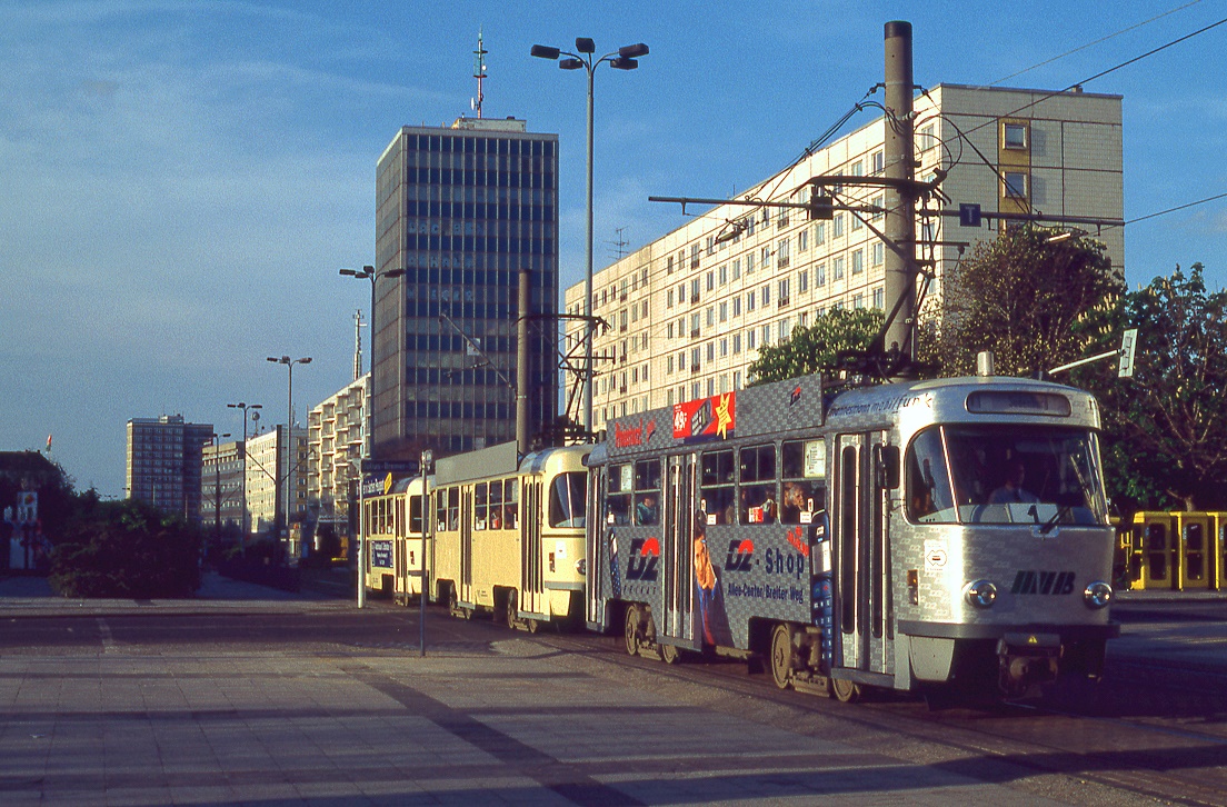 Magdeburg 1186 + 1197 + 2074, Breiter Weg, 02.05.1999.