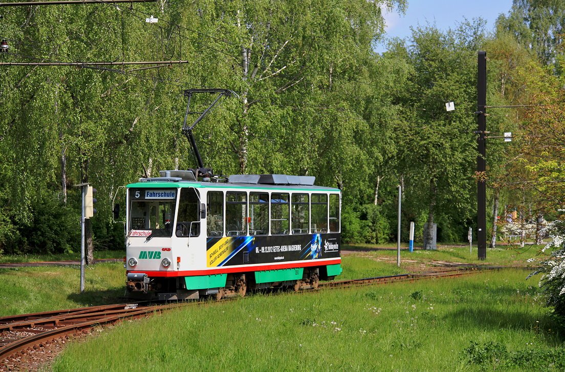 Strassenbahn von Magdeburg nach Schönebeck. Ist schon ein paar Tage her