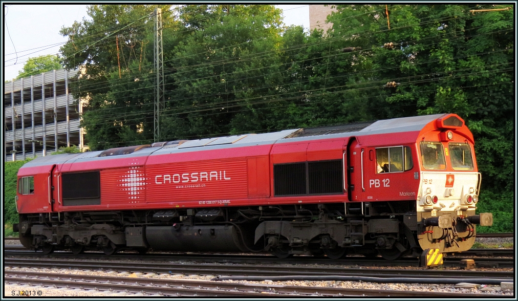 Maleen beim Umsetzen in Aachen West. Die Crossrail Class 66  ,bildlich festgehalten im Sommer 2013. Auch heute noch gibt es Dieseltraktion hinauf nach Belgien auf der 
Montzenroute.