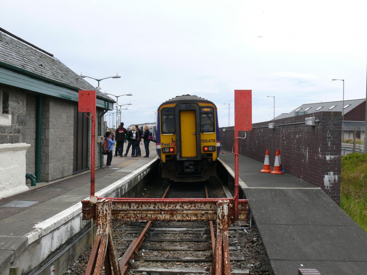 Mallaig 21.07.2009 mit 156 478 aus Glasgow