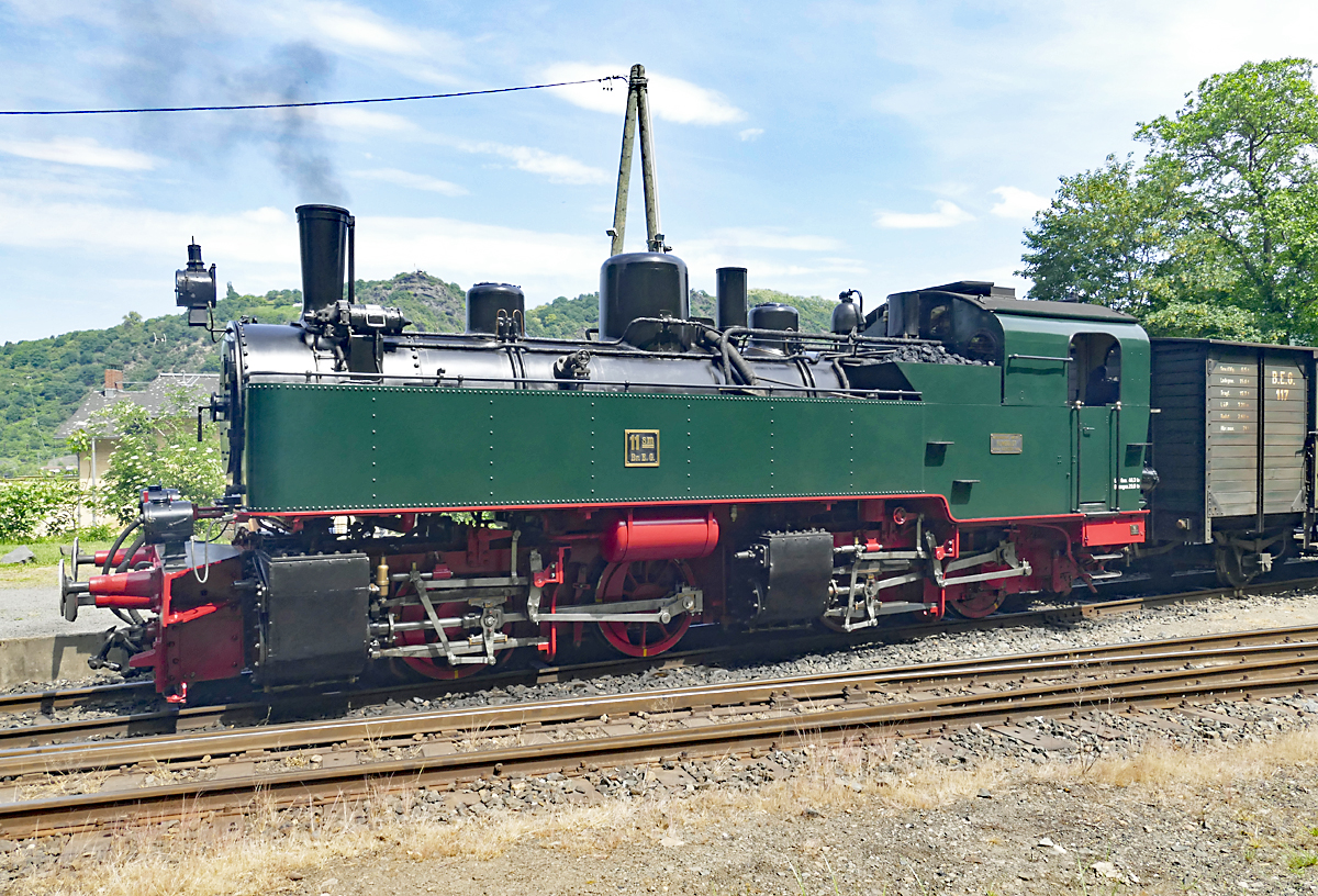 Mallet 11sm der B.E.G. in Brohl-Lützing - 21.05.2018