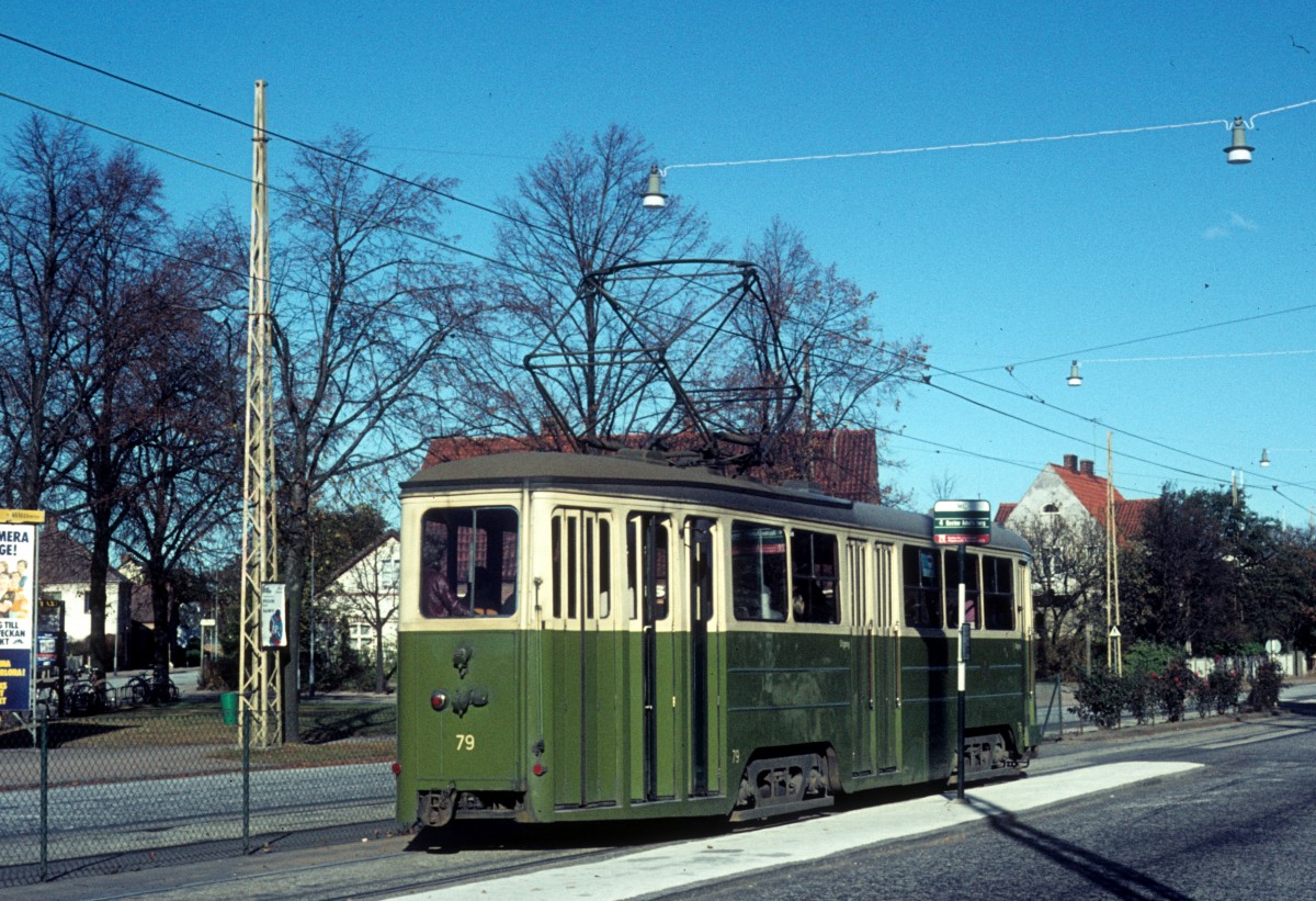 Malmö ML SL 4 (Tw 79) Limhamn am 18. Oktober 1972.