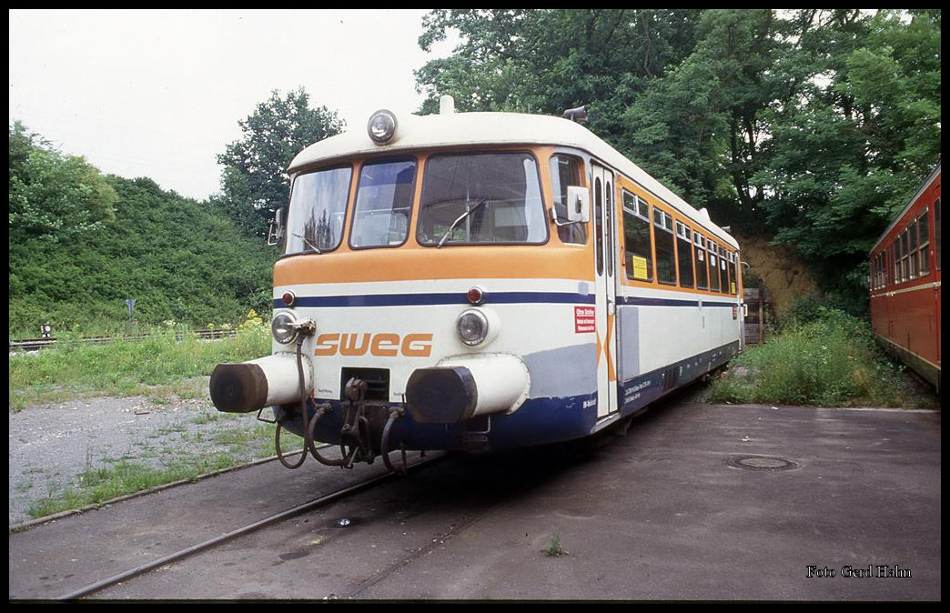 MAN VT 7 der SWEG am 26.6.1993 im BW Waibstadt.