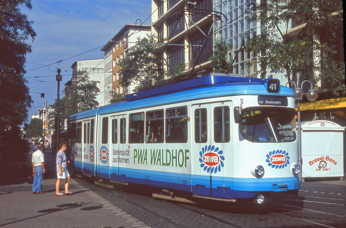 Mannheim 325, Paradeplatz, 20.08.1993.