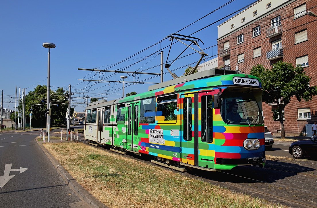 Mannheim 455, Möhlstraße, 09.06.2023.