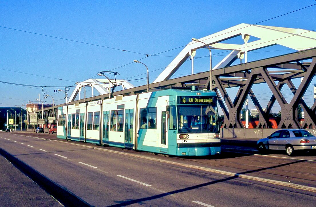 Mannheim 615, Konrad Adenauer Brücke, 03.07.2006.
