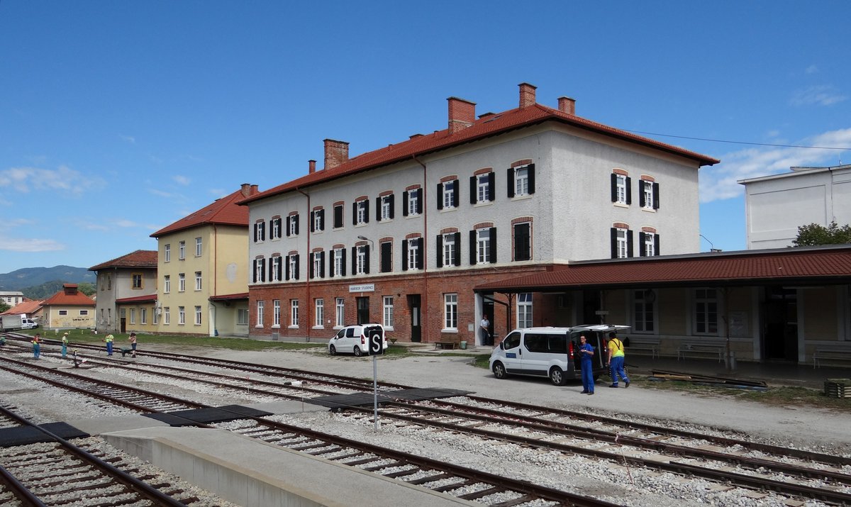 Maribor studenci (bis 1918 Brunndorf), besetzter Bahnhof 2 km von Maribor entfernt [2017-07-28]