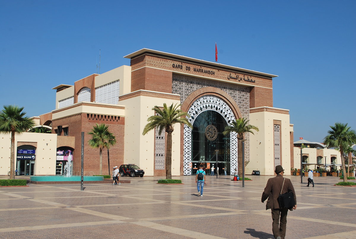 Marrakech, der Bahnhof (26. April 2017)