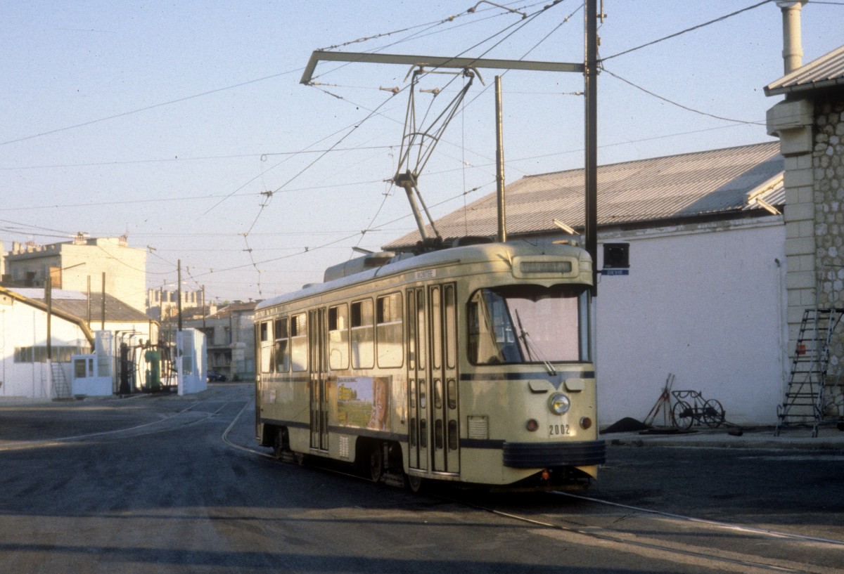 Marseille RTM SL 68 (B&N-PCC 2002) Saint-Pierre am 27. Juli 1979.