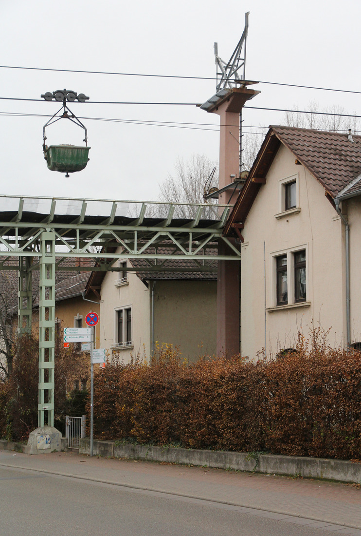 Materialseilbahn Nußloch - Leimen (HeidelbergCement) // Leimen // 11. Dezember 2019