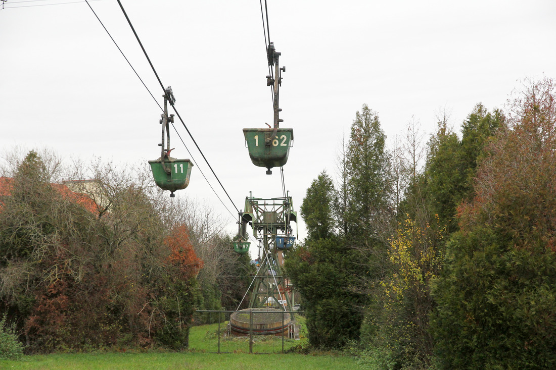 Materialseilbahn Nußloch - Leimen (HeidelbergCement) // Leimen // 11. Dezember 2019
