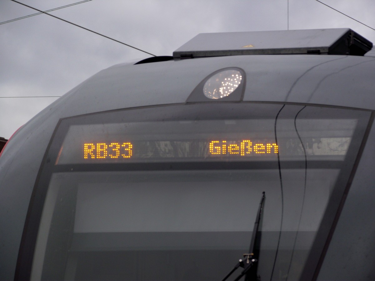 Matrix Anzeige von 442 611 am 07.11.13 in Hanau