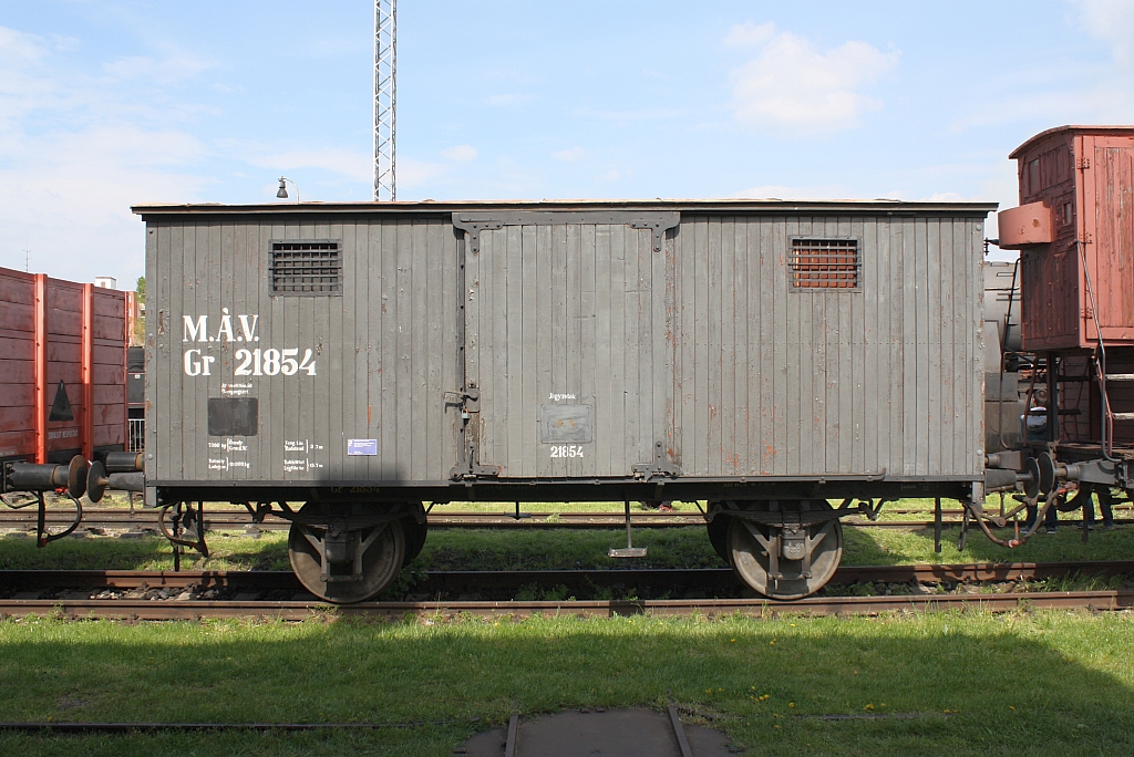 MAV Gr 21854 am 12.April 2014 im ZSR ´ELEZNÍC MÚZEJNO-DOKUMENTAČNÉ CENTRUM in Bratislava Východ.

