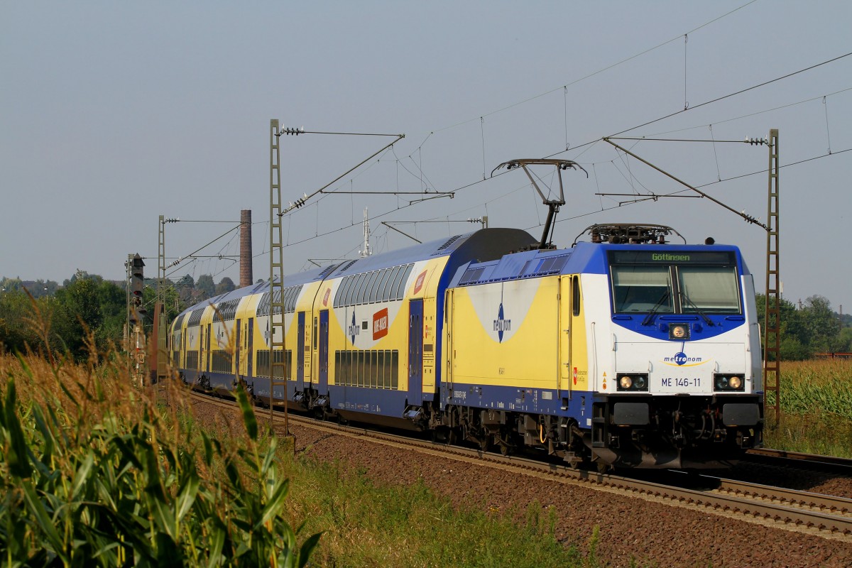 ME 146-11 Metronom am 04.09.2014 bei Elze