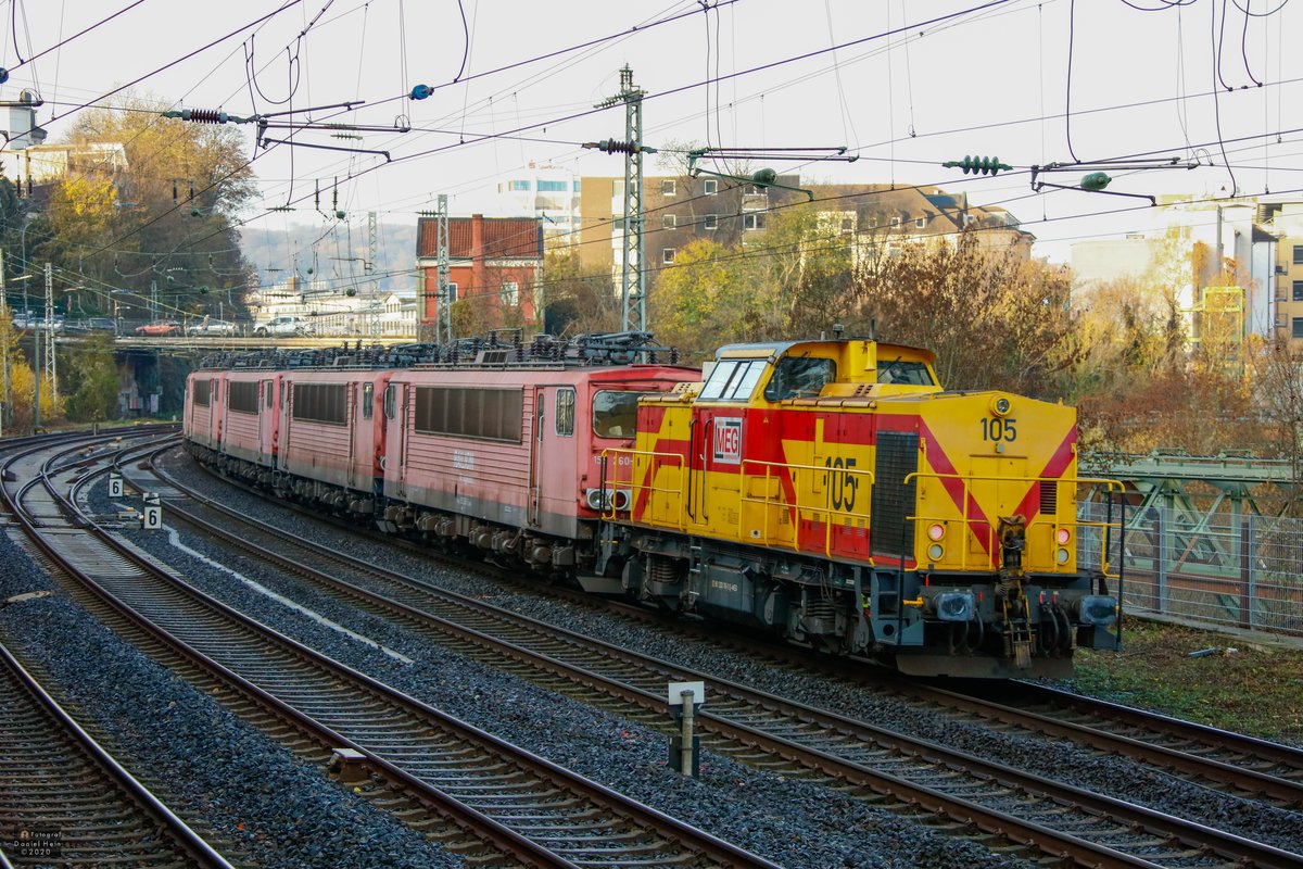 MEG 105 am Schluss in Wuppertal, November 2020.