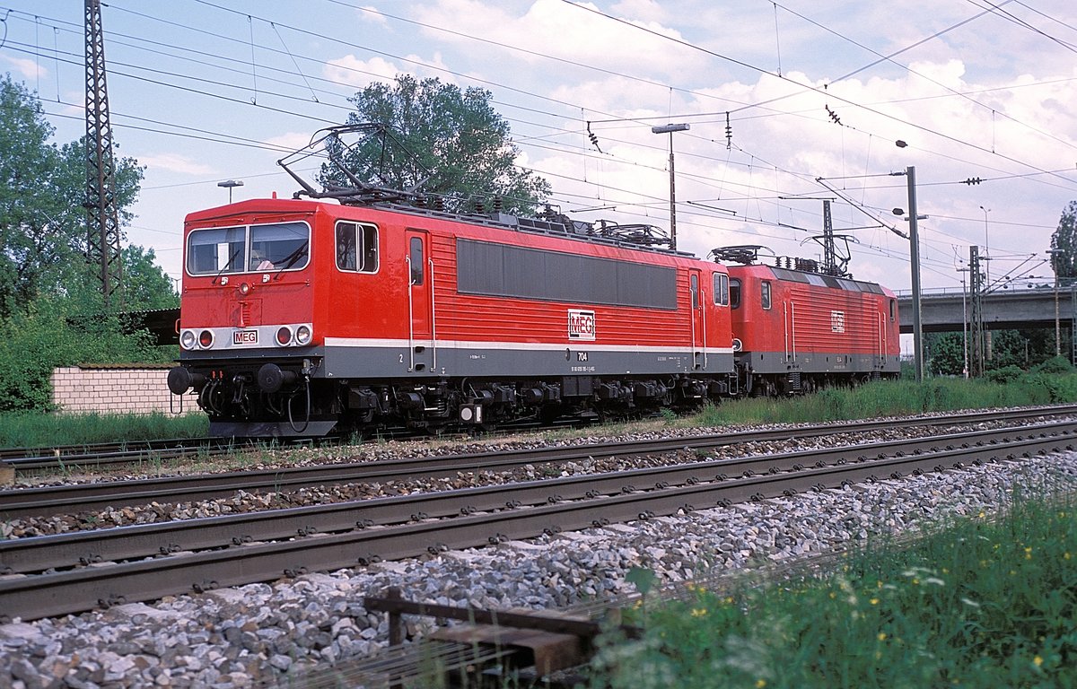 MEG 704 + 604  Regensburg - Ost  15.05.13