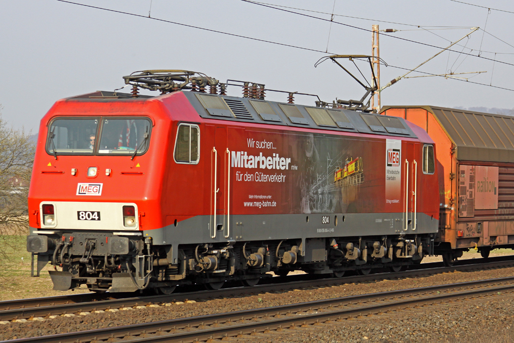 MEG 804 am 20.03.15 um 16:23 nördlich von Salzderhelden in Richtung Göttingen