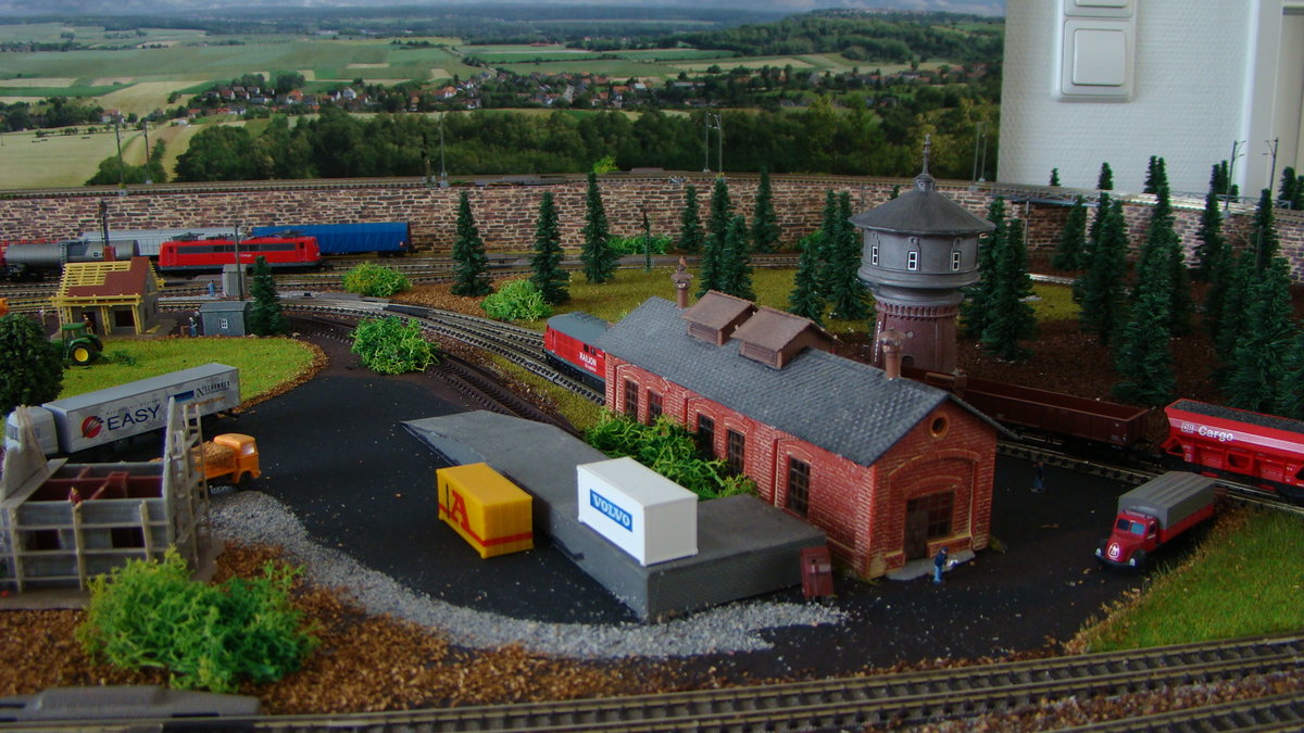 Meine Anlage 2 alter Lokschuppen 28.08.2011