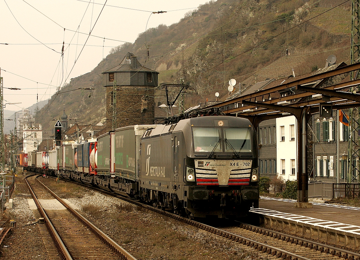mercitalia x4e 702 am 16.02.2022 in Kaub