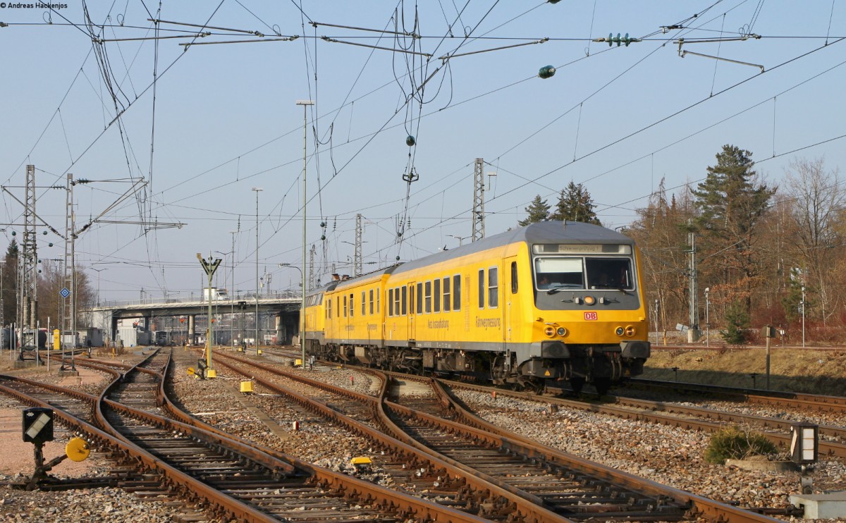 Mess NbZ 94332 (Offenburg - Konstanz) mit Schublok 218 392-9 bei Villingen 7.3.14