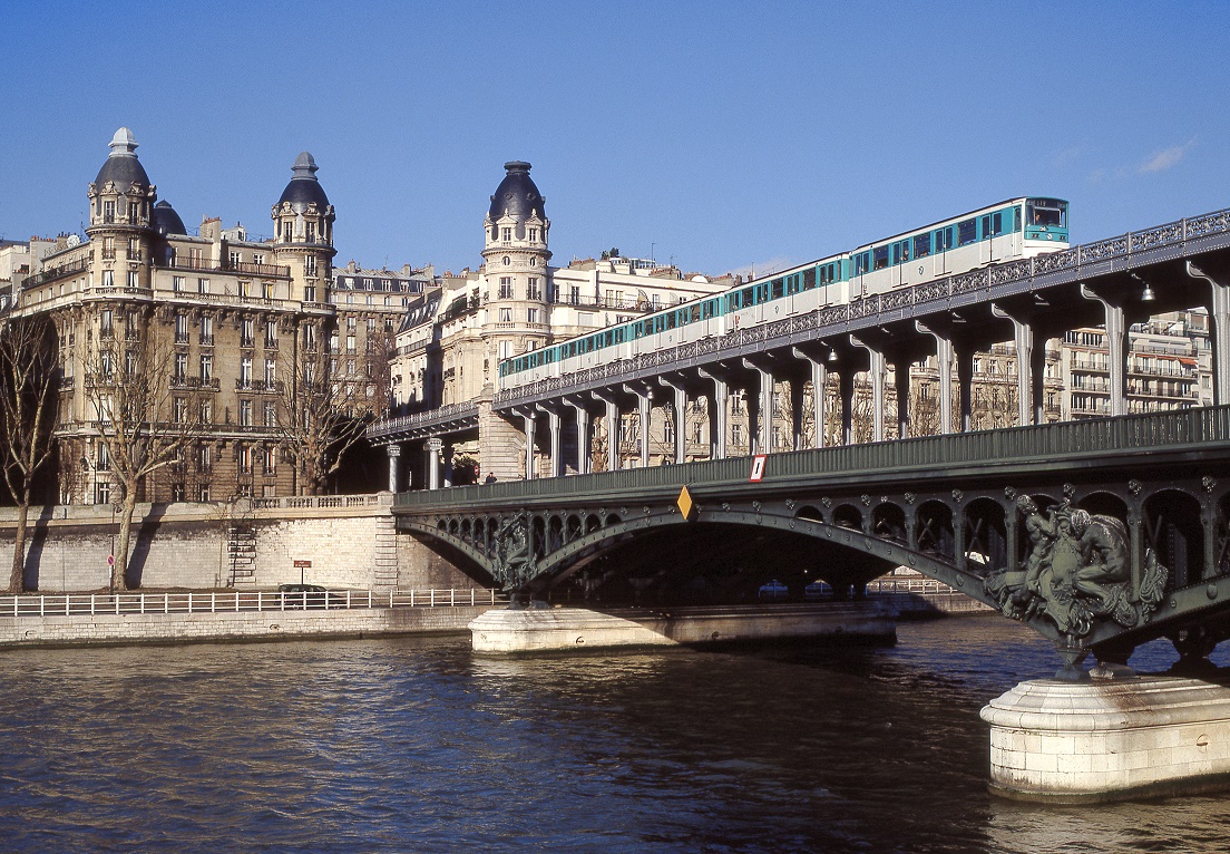 Metro Paris, Bir Hakeim Brücke, 01.01.1998.