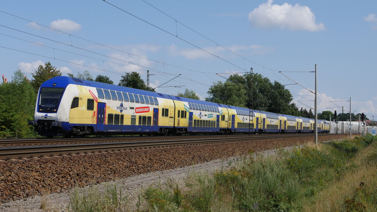 METRONOM ME RE3 82124 Uelzen - Hamburg Hbf bei Winsen/Luhe, 03.08.2019

