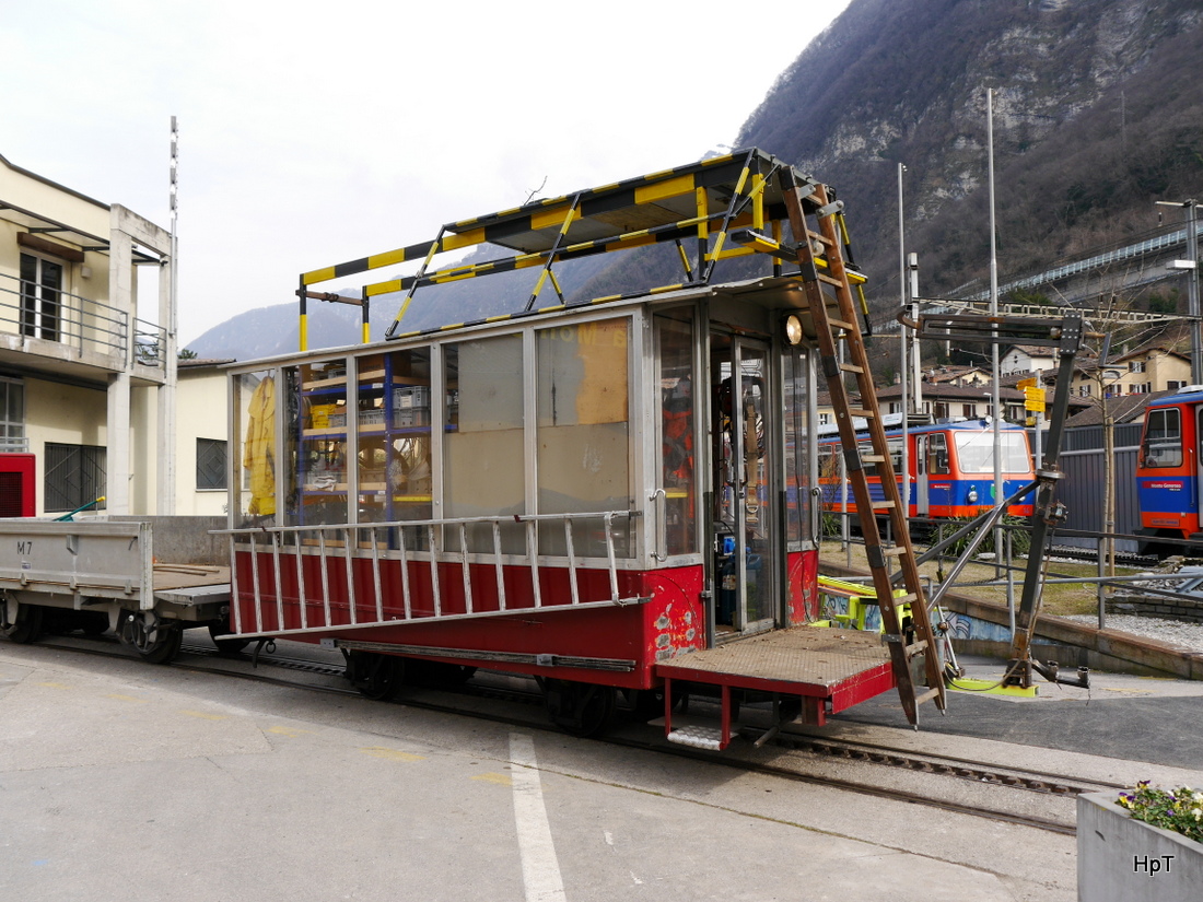 MG - Dienstwagen X .. in Capolago am 27.02.2015