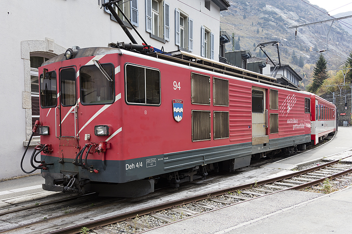 MGB, Deh 4/4, 94, 21.10.2017, Göschenen


