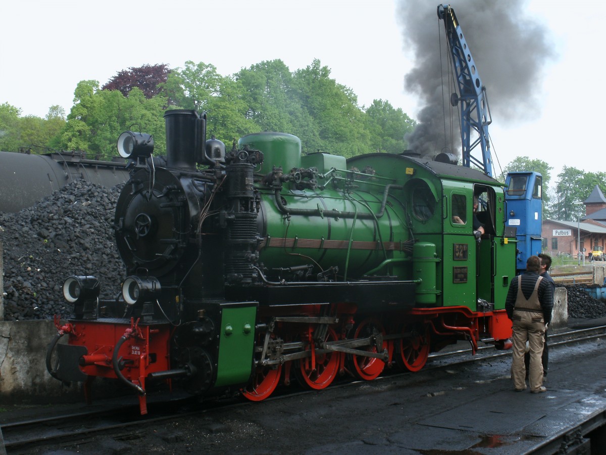 Mh52 stand,am Tag des Putbuser Bahnhofsfestes,am 19.Mai 2012,noch in Putbus.