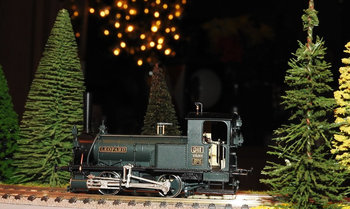 MICRO-METAKIT DAMPFLOK  LEOPARD -
Bildschönes Modell der zweiachsigen Lokalbahn-Dampflok  Leopard  DIII.
der Königlich-Bayerischen Staatsbahn,hier am 17.2.2017...