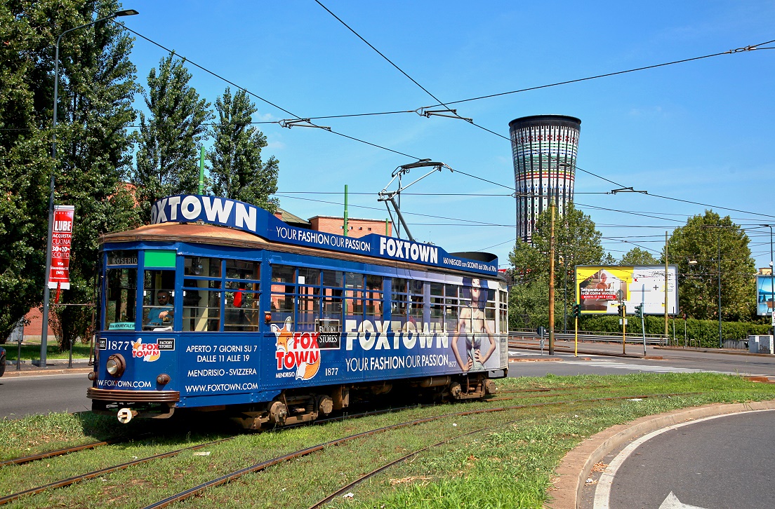 Milano 1877, Piazzale Cimitero Monumentale, 19.08.2019.