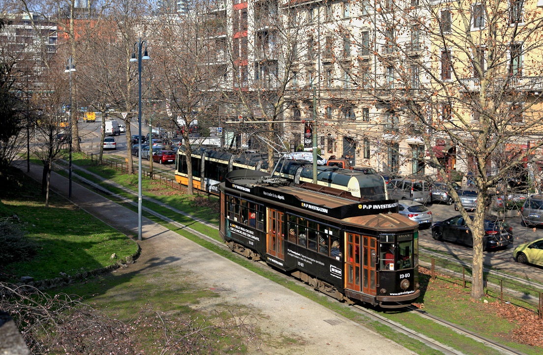 Milano 1940, Viale Vittorio Veneto, 21.02.2018.