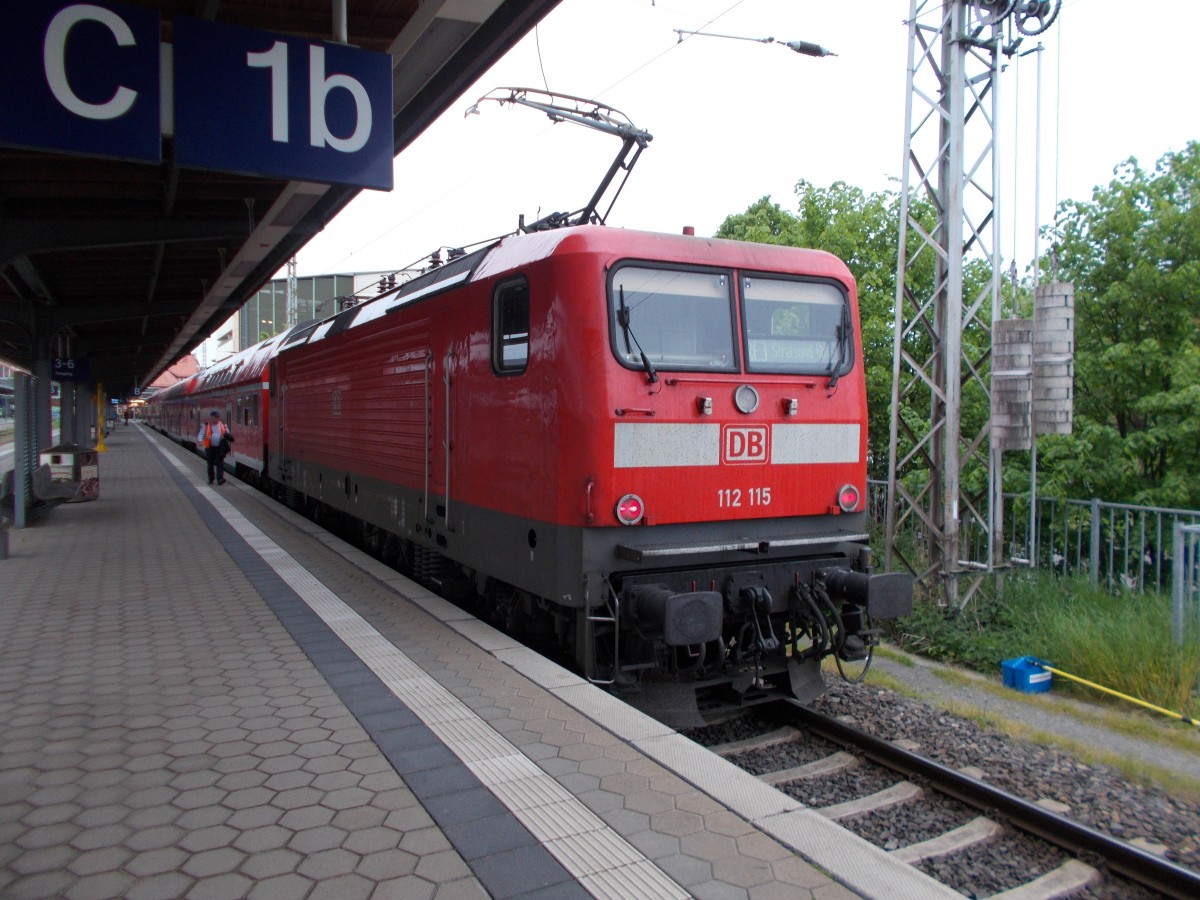 Mit 112 115 ging es für mich,am 23.Mai 2015,von Stralsund nach Berlin.