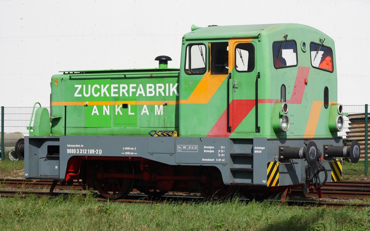 mit fast komplett neuer Anschrift -> 312 109-2 | Zuckerfabrik Anklam | September 2026